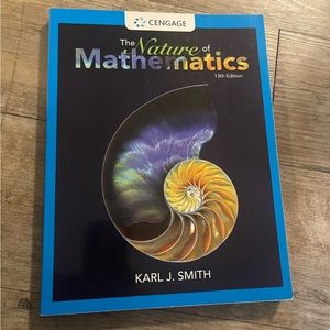 The Nature of Mathematics Book.
